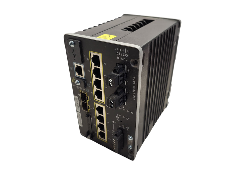 Cisco Catalyst IE-3300-8P2S-E - 8-Port PoE+ 2-Port SFP Industrial Switch