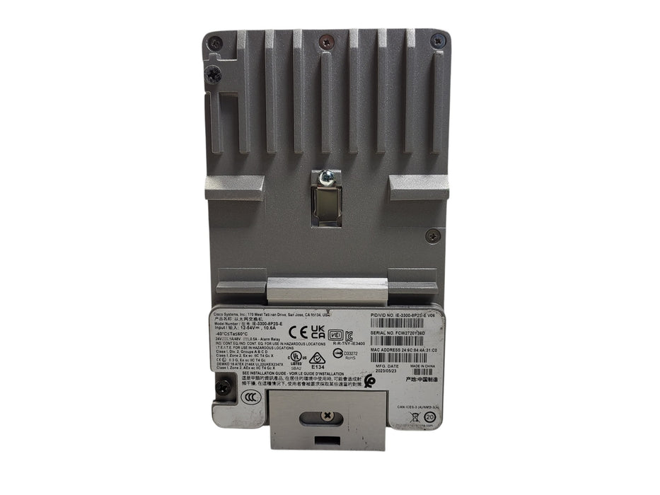 Cisco Catalyst IE-3300-8P2S-E - 8-Port PoE+ 2-Port SFP Industrial Switch