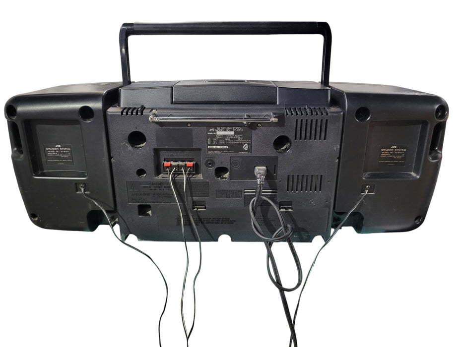 JVC PC-X110 - CD Portable System Boombox with Remote