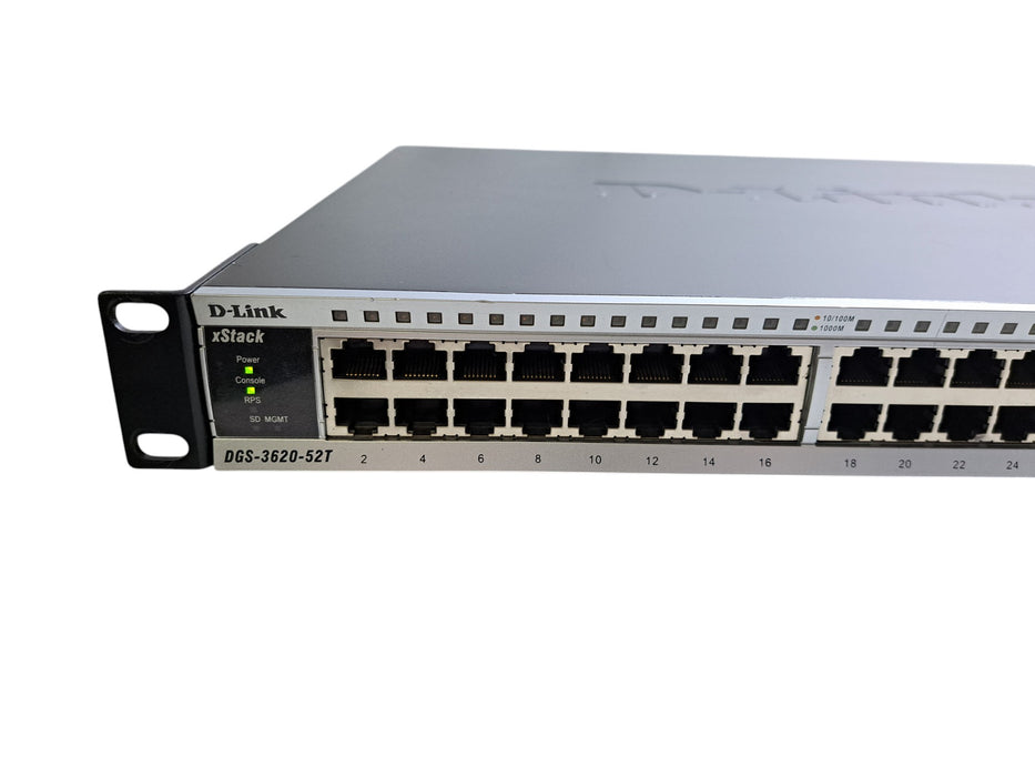 D-Link DGS-3620-52T 48-Port Gigabit Managed Layer 3 Switch w/ 4x 10G SFP+