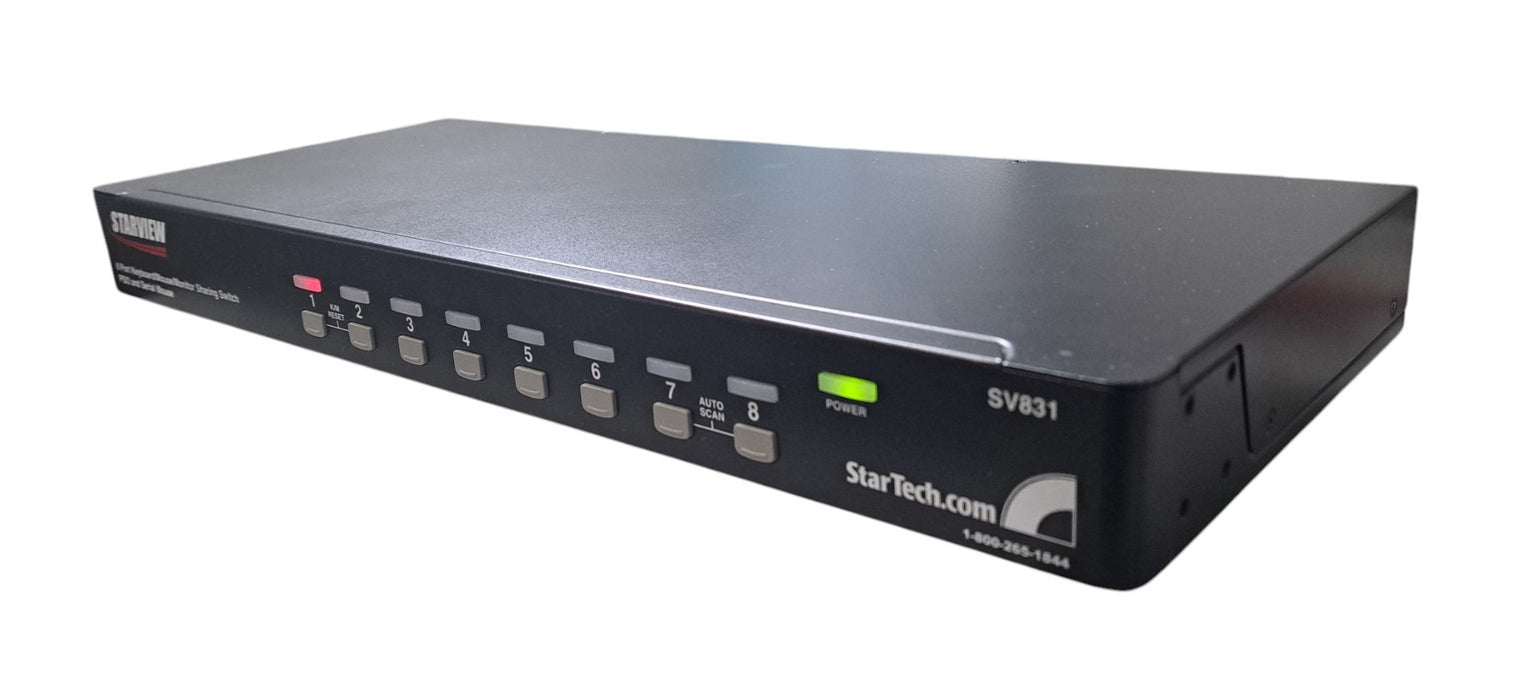 StarTech StarView SV831 - 8-Port PS/2 VGA KVM Switch