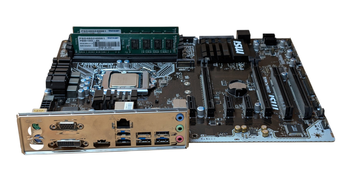MSI Z170A PC MATE - Core i7-6700 3.40GHz 16GB DDR4 Motherboard Combo