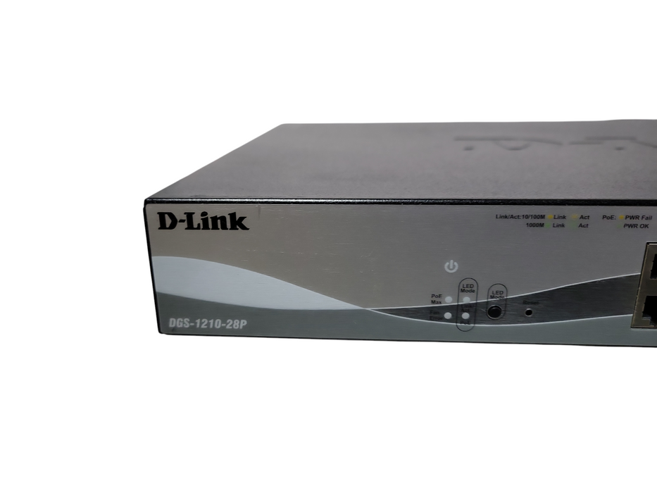 D-Link DGS-1210-28P, 28-Port Gigabit PoE 4x SFP Web Smart Switch