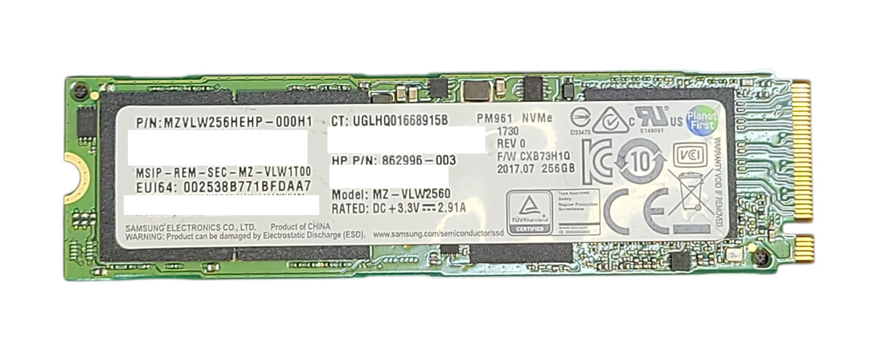 250GB - 256GB m.2 NVMe 2280 SSD - Assorted Brands