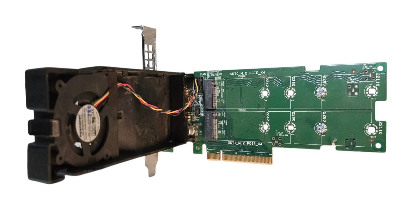 Dell DPWC300 0N7RCY Ultra-Speed Drive Dual NVMe M.2 PCIe Adapter Card