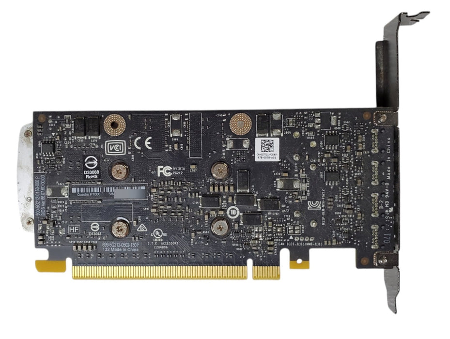NVIDIA Quadro P1000 4GB GDDR5 Graphics Card | 4xMiniDP