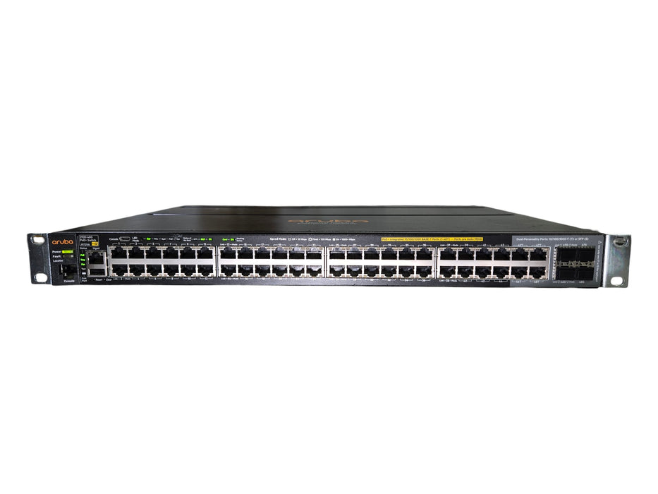 Aruba 2920-48G PoE+ Switch J9772A - 48-Port GbE PoE+ 4x SFP J9733A Stacking