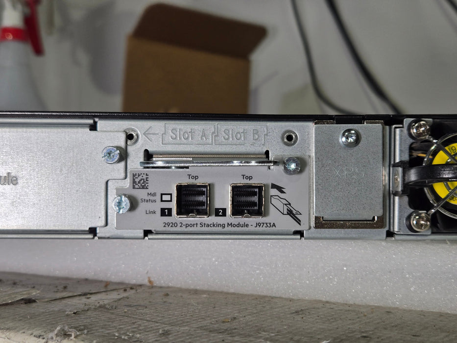 Aruba 2920-48G PoE+ Switch J9772A - 48-Port GbE PoE+ 4x SFP J9733A Stacking