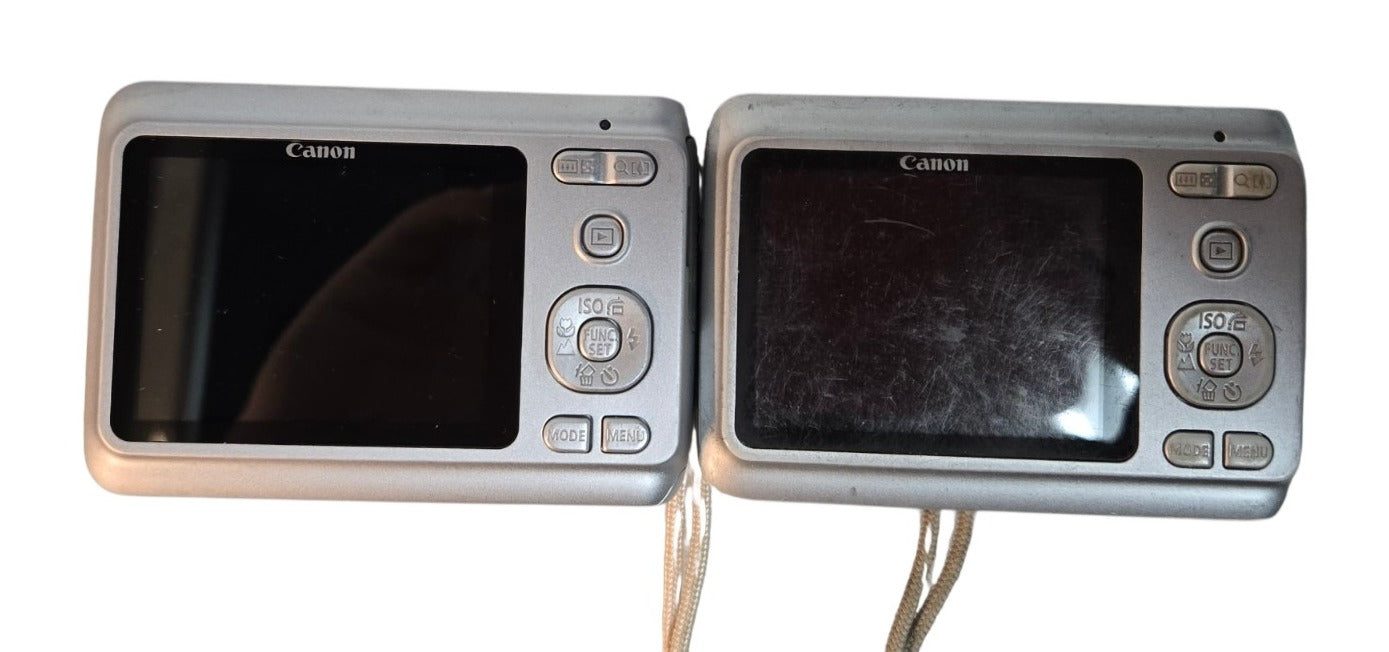 Lot of 2 Canon PowerShot A480 - 10.0MP 3.3x Optical Zoom Digital Cameras|READ