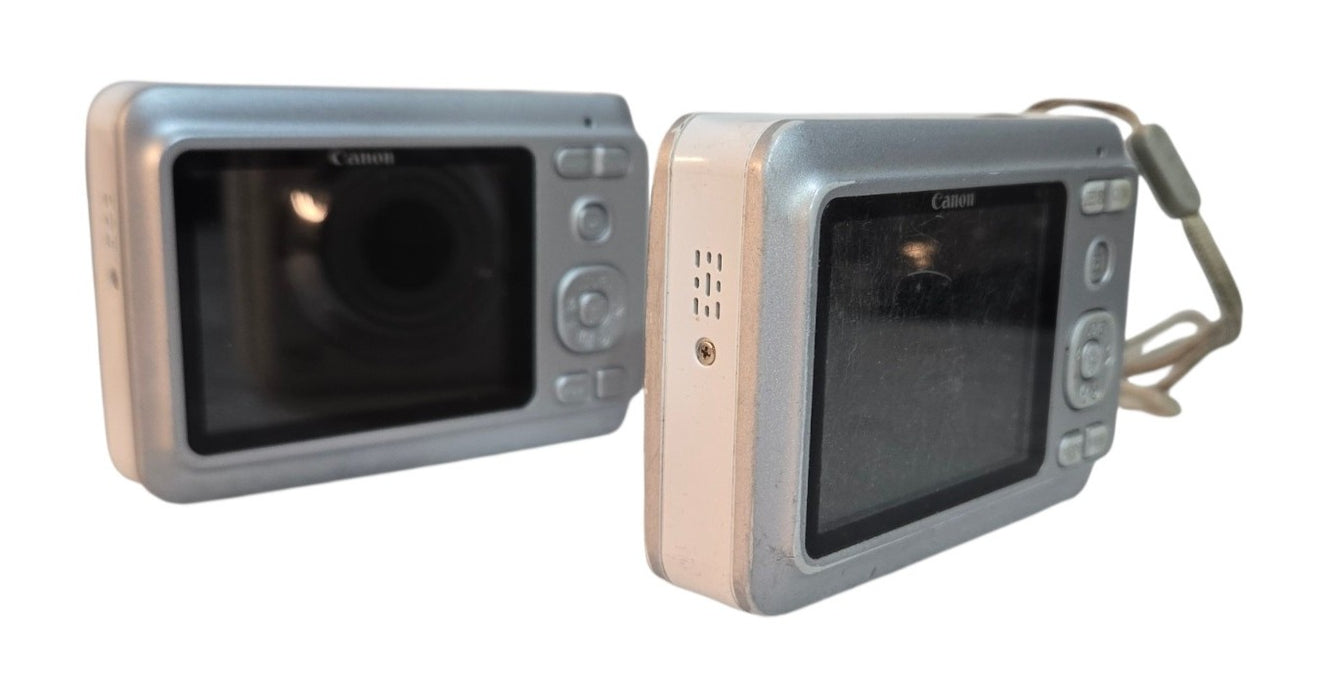 Lot of 2 Canon PowerShot A480 - 10.0MP 3.3x Optical Zoom Digital Cameras|READ