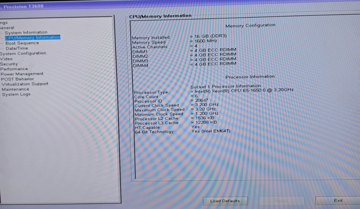 Dell Precision T3600 | Xeon E5-1650 | 16GB RAM Quadro P2200 | Perc 310 No HDD