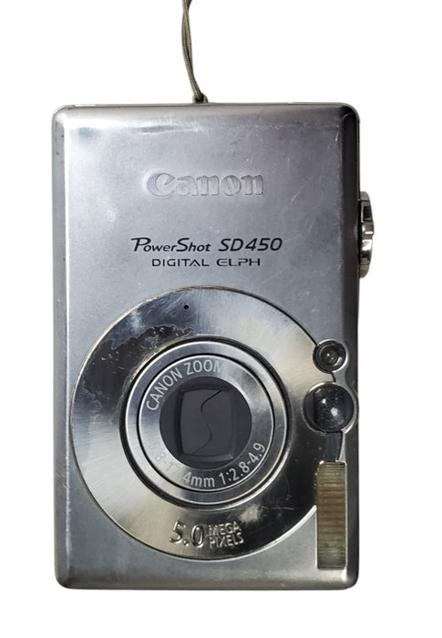 Canon PowerShot SD450 Digital ELPH 5.0MP Digital Camera w/ Battery
