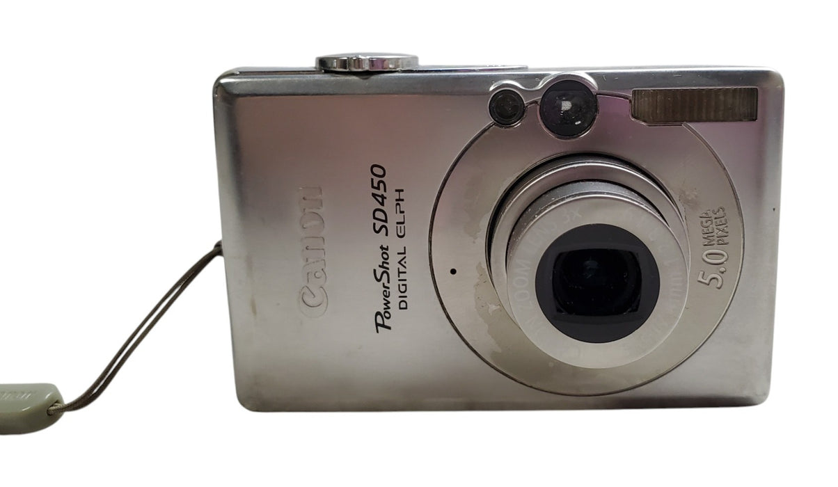 Canon PowerShot SD450 Digital ELPH 5.0MP Digital Camera w/ Battery