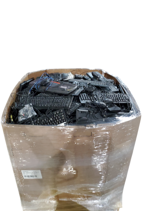 Bin of Assorted Wired Keyboards/Mice (AS-IS) Approx 691lbs
