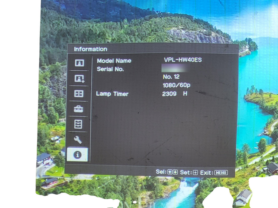Sony VPL-HW40ES SXRD Full HD 1080p Home Theater Projector