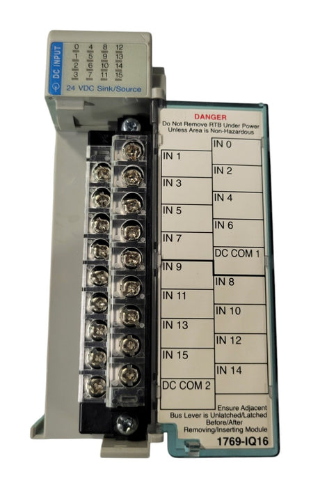 Allen-Bradley 1769-IQ16 Compact I/O 16 Pt 24VDC Sink/Source Input Module
