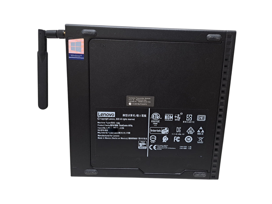 Lenovo ThinkCentre M70q - Core i5-10400T 2.00GHz 16GB RAM 512GB NVMe SSD Wi-Fi