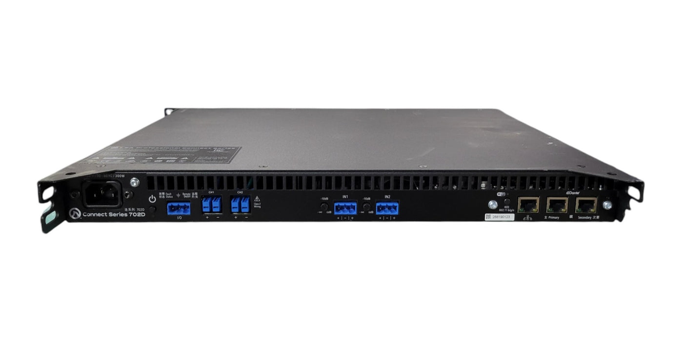 LEA Professional Connect Series 702D 2-Channel Dante Network Amplifier