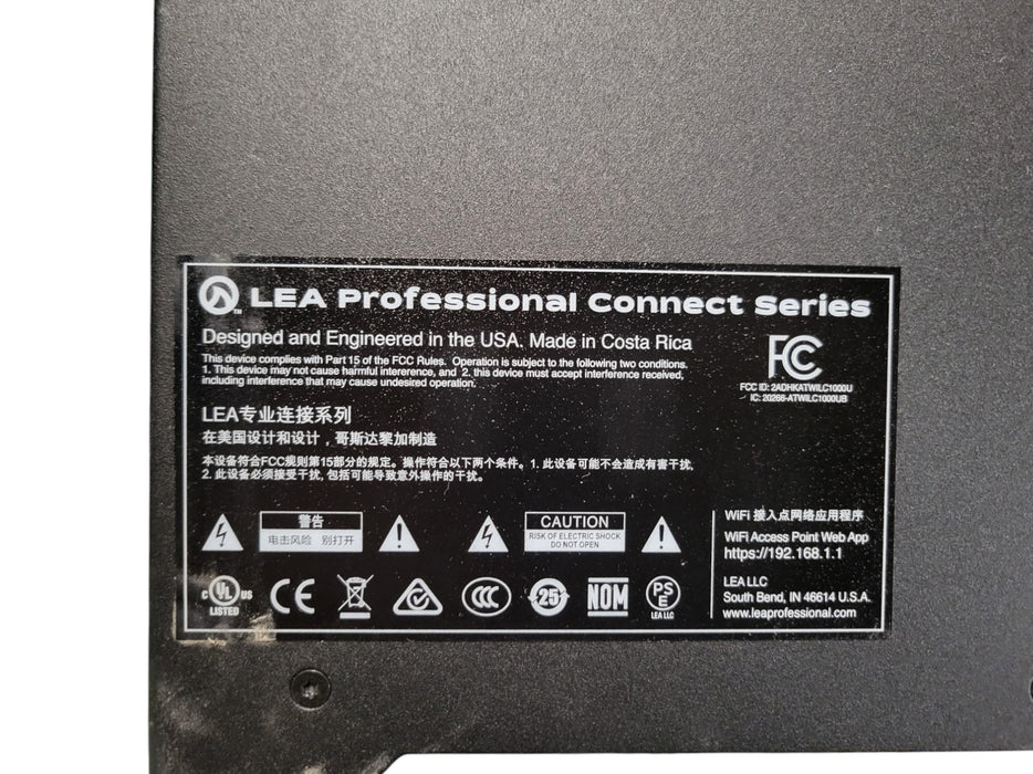 LEA Professional Connect Series 702D 2-Channel Dante Network Amplifier