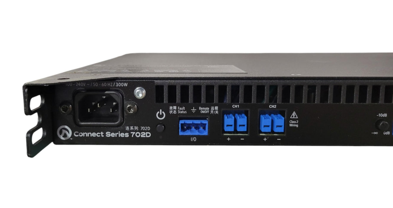 LEA Professional Connect Series 702D 2-Channel Dante Network Amplifier