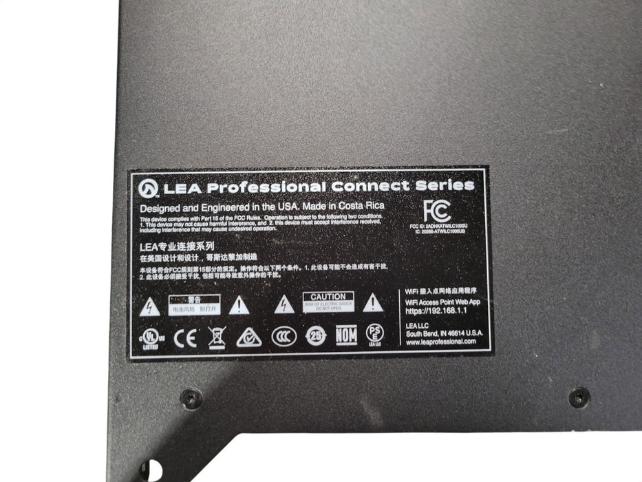 LEA Professional Connect Series 354D 4-Channel Dante Power Amplifier