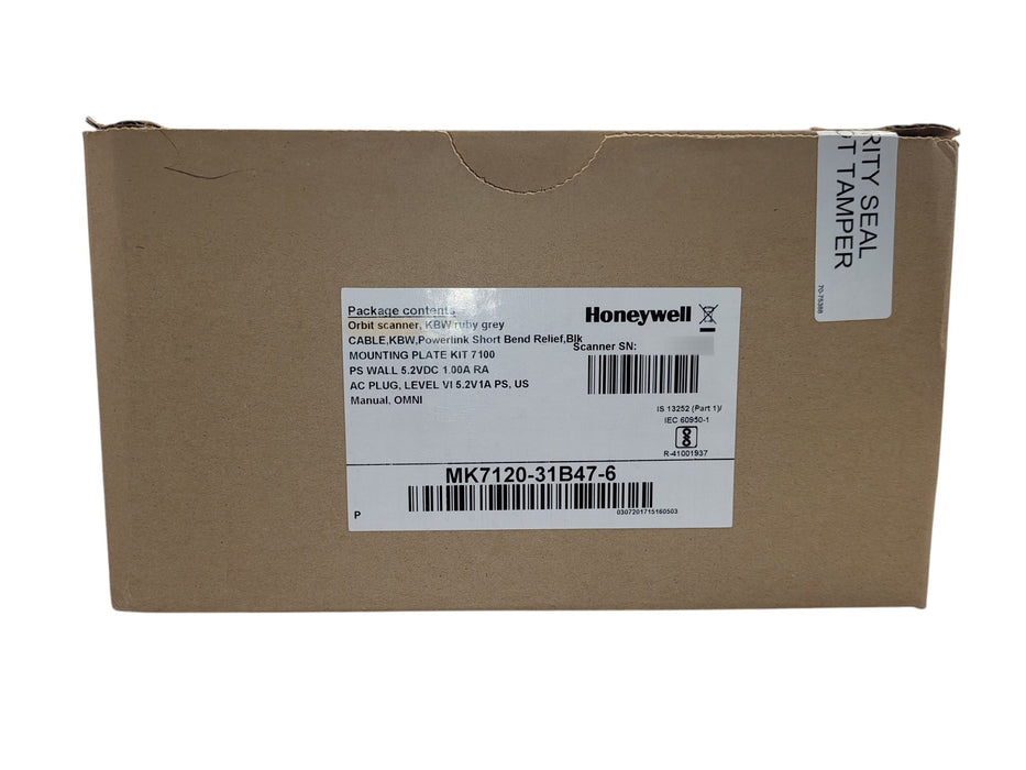 Honeywell Orbit MK7120-31B47-6 Omnidirectional Barcode Scanner