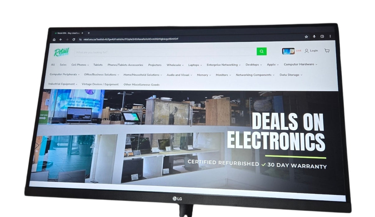 LG 27QN880-B 27" QHD 2560x1440 IPS Monitor – 75Hz w/ Stand & Power Adapter