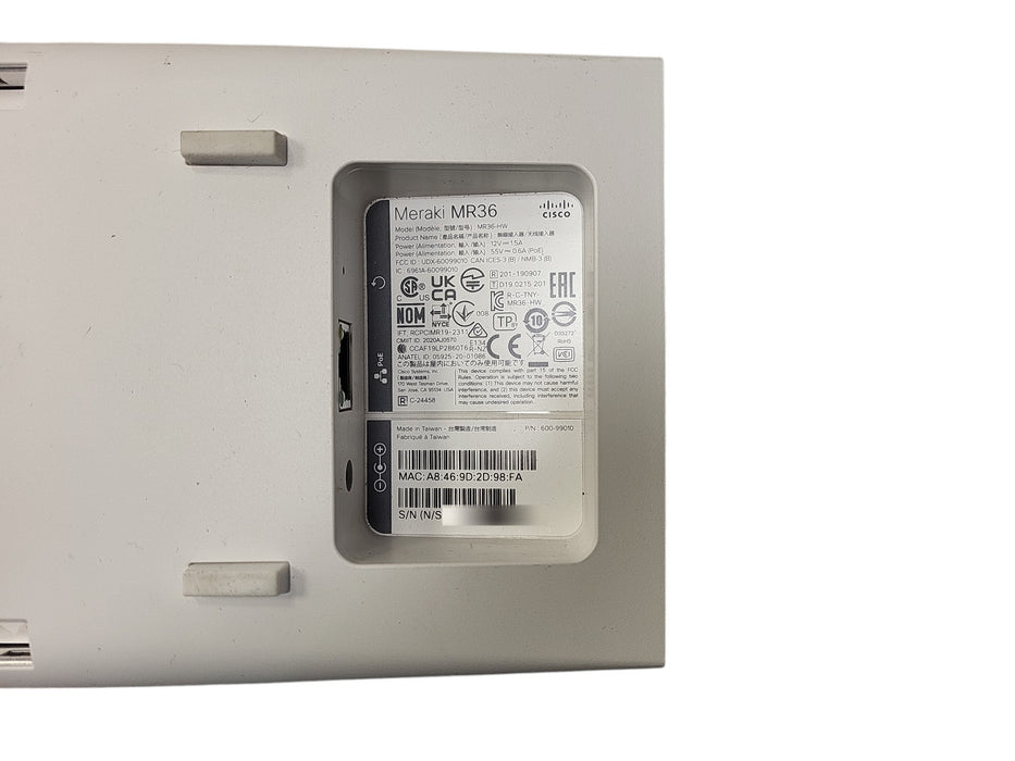 Lot of 3x Cisco Meraki MR36 Wi-Fi 6 Cloud Managed Access Points Claimed (READ)