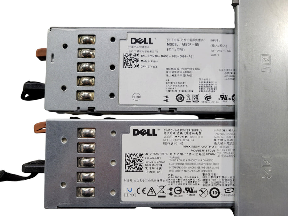 Dell PowerEdge R710 8x SFF - Xeon E5620 24GB DDR3 PERC 6/i 2x 870W PSU