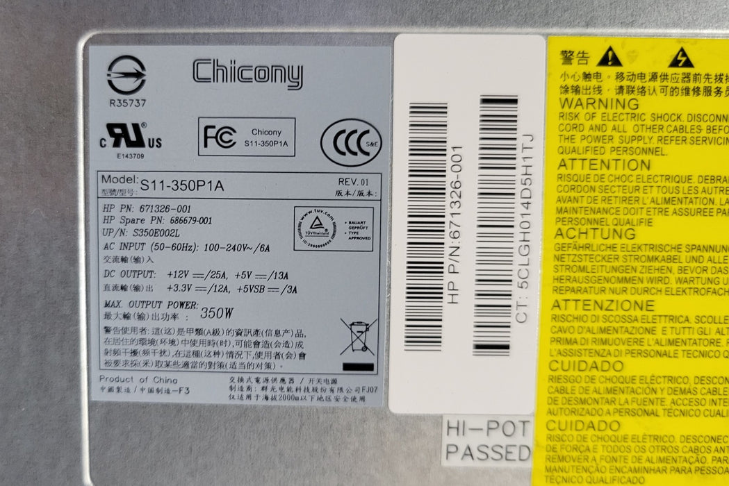 HP ProLiant DL320e Gen8 - Xeon E3-1230 V2 3.3GHz 16GB DDR3 P420 350W PSU