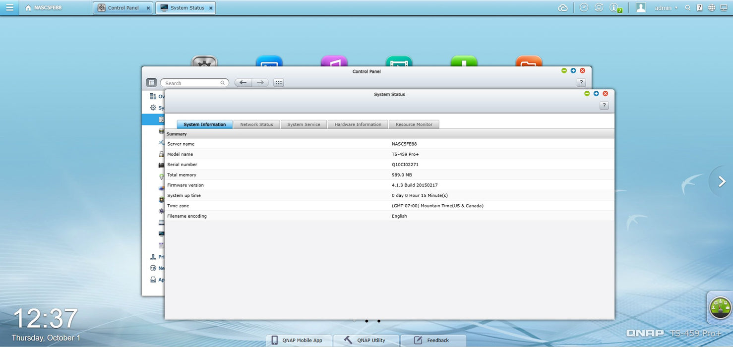 QNAP TS-459 Pro+ - 4-Bay NAS 1GB RAM 2x GbE Dual eSATA
