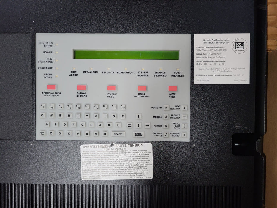 Notifier NFS-320C Intelligent Addressable Fire Alarm Control Panel