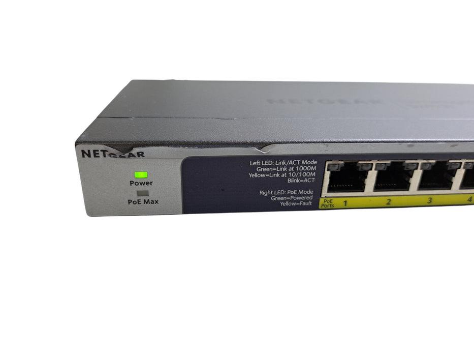 NETGEAR GS108PP - 8-Port Gigabit PoE/PoE+ Unmanaged Switch *READ*