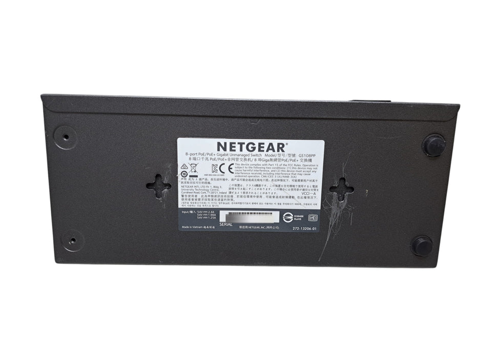 NETGEAR GS108PP - 8-Port Gigabit PoE/PoE+ Unmanaged Switch *READ*