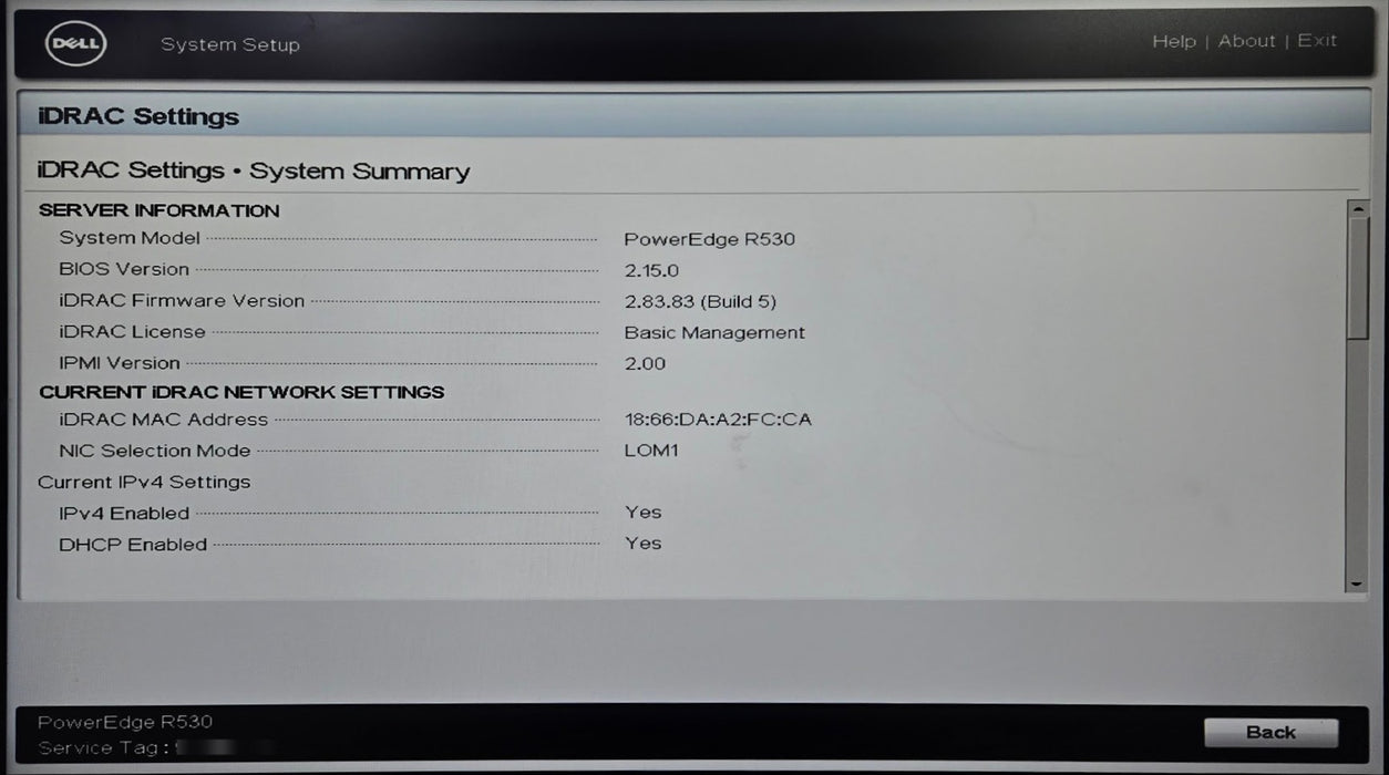 Dell PowerEdge R530 8x LFF - 2x Xeon E5-2603 v4 64GB DDR4 H730 Mini