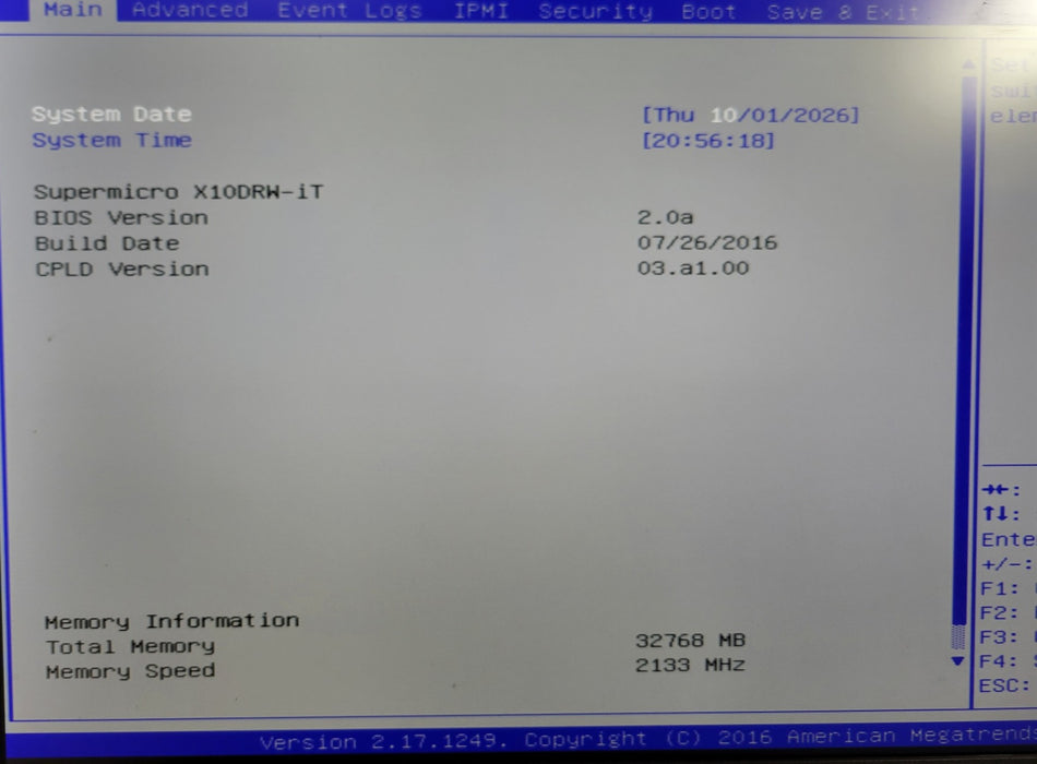 Supermicro X10DRW-iT 1U Server - 2x Xeon E5-2620 v4 32GB RAM AVAGO 3108 2x 750W