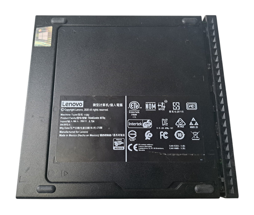 Lenovo ThinkCentre M70q - Core i5-10600T 2.40GHz 16GB RAM 256GB SSD