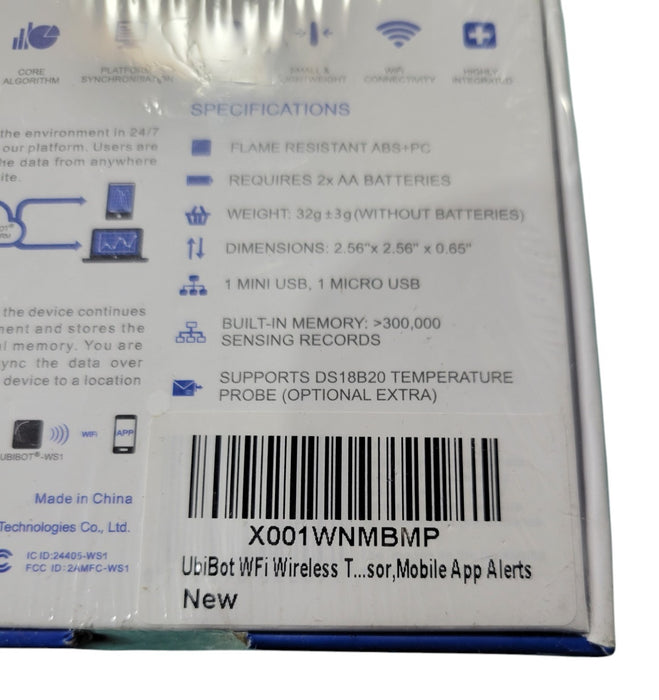 UbiBot WS1 Wireless Smart Multi-Sensor Device