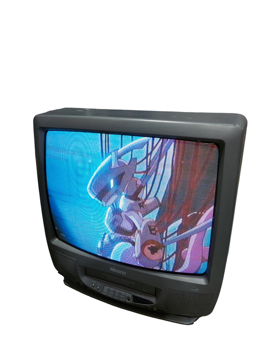 Memorex 21" CRT TV VCR Combo Player Model: MVT2195B With POKEMON VHS Tape Movie