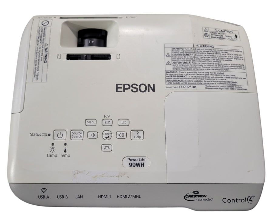 Epson PowerLite 99WH H686A WXGA 3LCD Projector