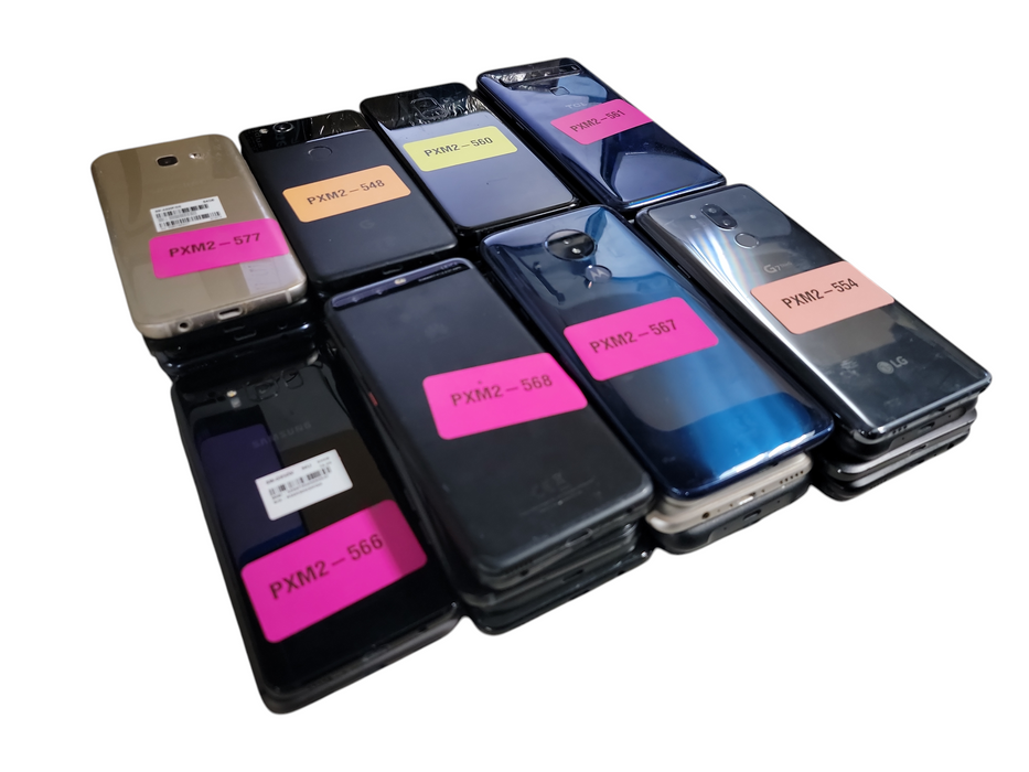 Lot of 37x Android Phones [USB-C | B Condition][PXM2-9]