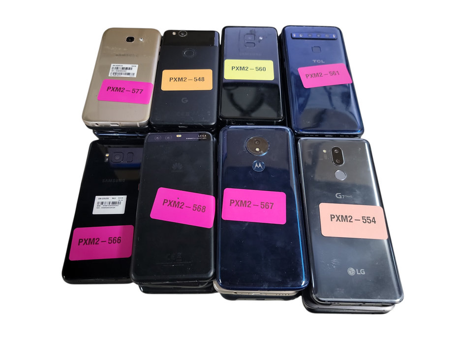 Lot of 37x Android Phones [USB-C | B Condition][PXM2-9]