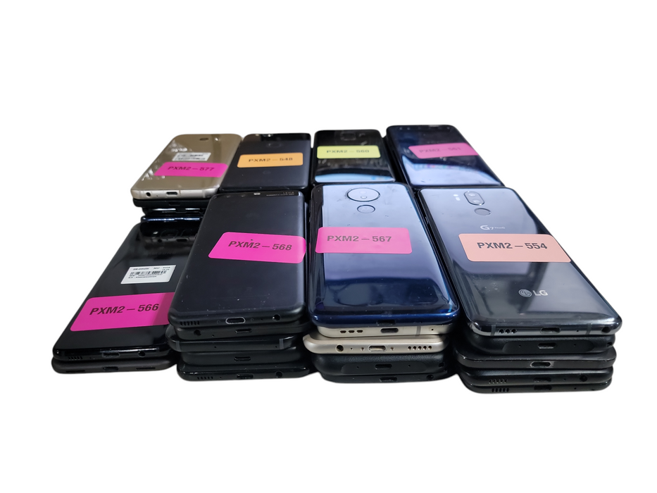 Lot of 37x Android Phones [USB-C | B Condition][PXM2-9]