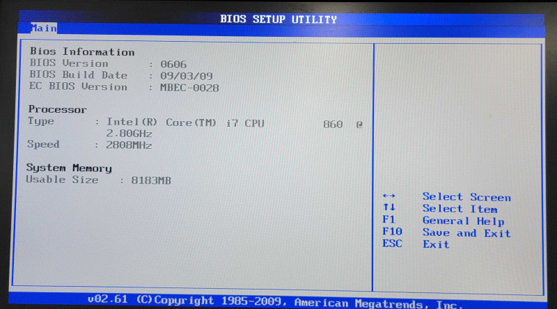 ASUS P7P55D Deluxe, LGA1156 Socket, Intel i7 860 @ 2.8GHz, 8GB RAM