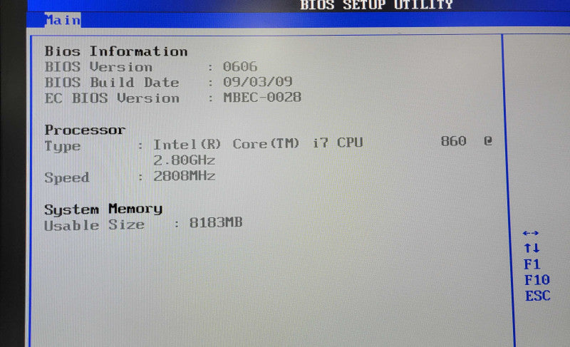 ASUS P7P55D Deluxe, LGA1156 Socket, Intel i7 860 @ 2.8GHz, 8GB RAM