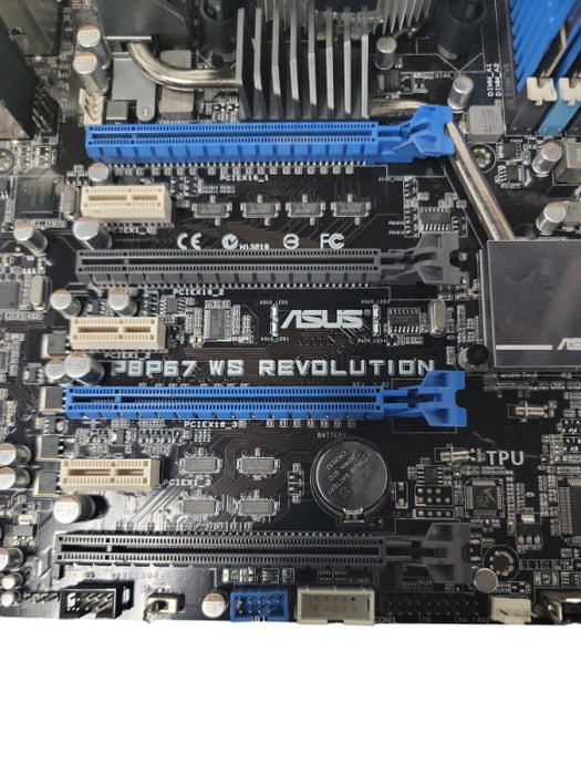 ASUS P8P67 WS Revolution LGA 1155 Intel  SATA 6Gb/s, i7-2600k CPU @ 3.4Gz, 8GB RAM