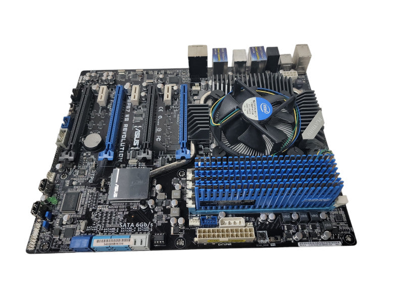 ASUS P8P67 WS Revolution LGA 1155 Intel  SATA 6Gb/s, i7-2600k CPU @ 3.4Gz, 8GB RAM