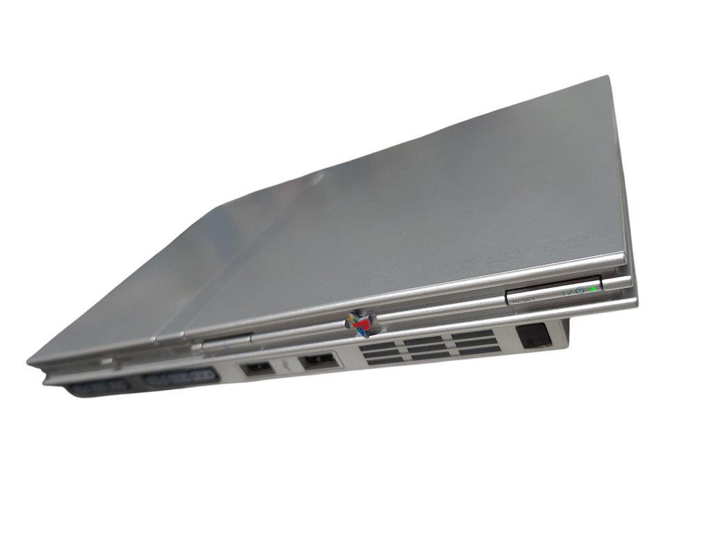 Sony Playstation 2 Slim Silver Model: SCPH-79001 With Dance