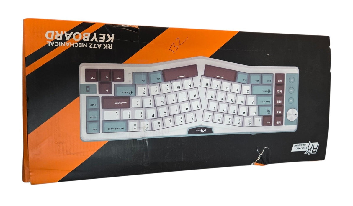 RK Royal Kludge RK A72 Tri-modes Alice Mechanical Wireless Keyboard Cream Switch
