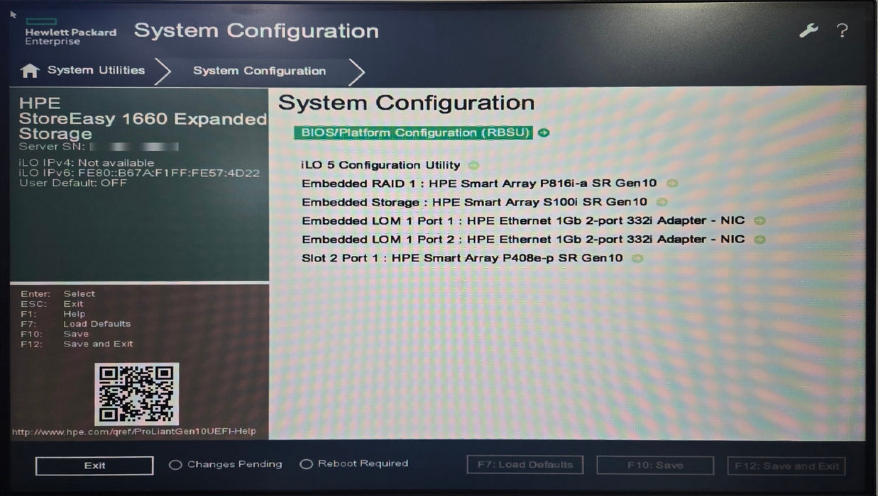 HPE StoreEasy 1660 Expanded Storage Server - Xeon Silver 4110, 96GB, P816i-a